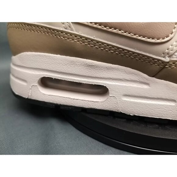 Nike Air Max 1 (GS) Sneakers Phantom Khaki Light Brown Boys Size 1Y NEW with BOX - Picture 11 of 12